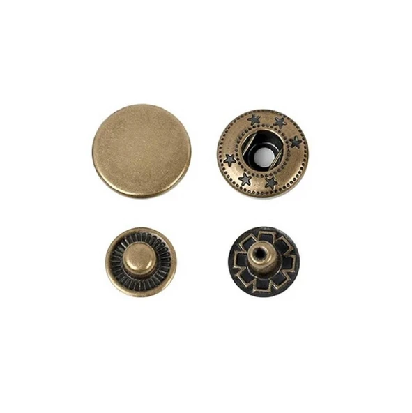 TOPTAN Metal Çıtçıt 54 no Alfa 720 Adet (Leathercraft, Deri Hobi) - Resim 4