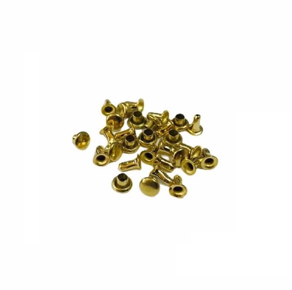 TOPTAN Perçin Rivet 0 no 2000 Adet (Leathercraft, Deri Hobi) - 3