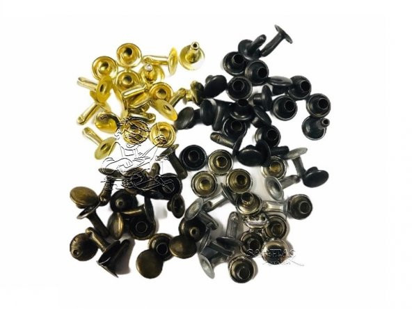 TOPTAN Perçin Rivet 33 no 2000 Adet (Leathercraft, Deri Hobi) - 3