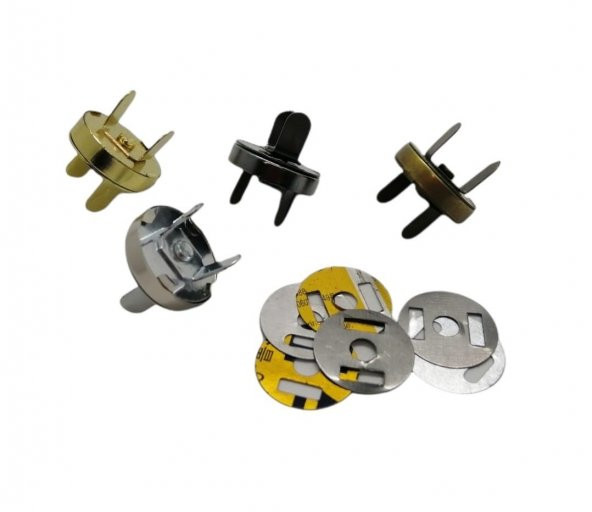 TOPTAN Çanta Mıknatısı 100 Adet 18mm Deri El Aleti ürün görseli