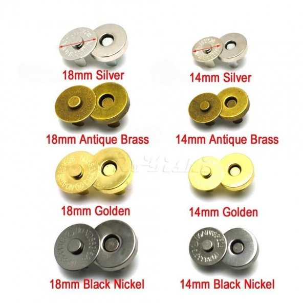 TOPTAN Çanta Mıknatısı 200ad 14mm Deri El Aleti - 3