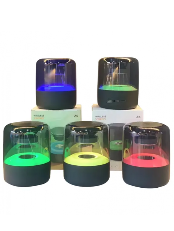 Bluetooth Hoparlör Cam RGB Aydınlatmalı / SD Card / USB Drive / 3.5mm Aux / FM