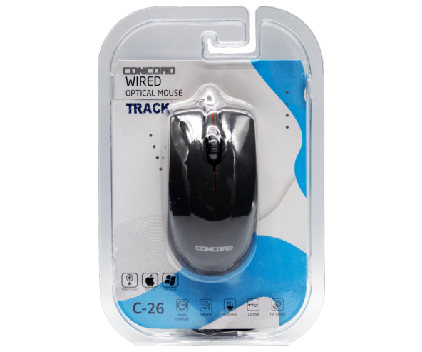 Concord C-26 Kablolu Optik Mouse - 3