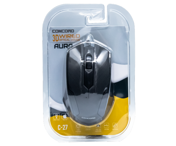 Concord C-27 Kablolu Optik Mouse - 2