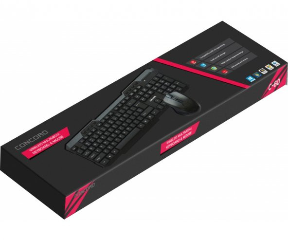 Concord C-65 Standart Q Klavye Mouse Set - 2