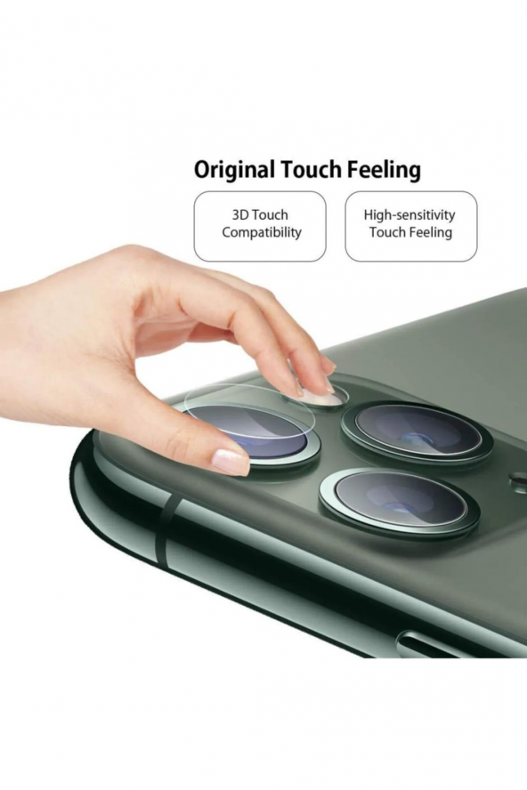 İphone 11 / 11 Pro / 11 Pro Max / 12 Mini İle Uyumlu Koruyucu Lens - 3