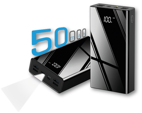 SPRANGE SR-P7 50000 mAh 4 USB Girişli PowerBank