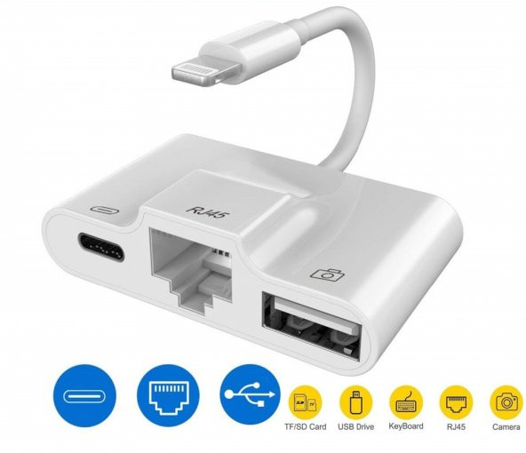 Concord BYL-107 RJ45 Lan 100Mhz OTG Dönüştürücü - 2