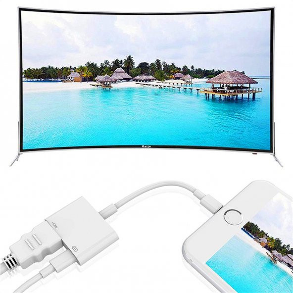 Concord BYL-1098 Lightning Şarj Bağlantılı 4K OTG Dönüştürücü - 2