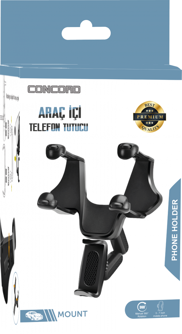 Concord CH-114 Araç İçi Telefon Tutucu - 3