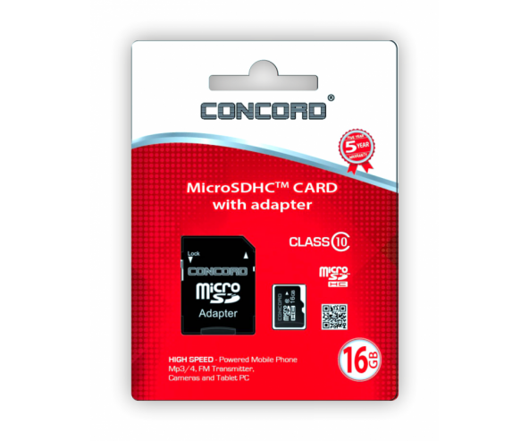 16GB Micro Sd Hafıza Kartı ( TF Kart + SD Adaptör )