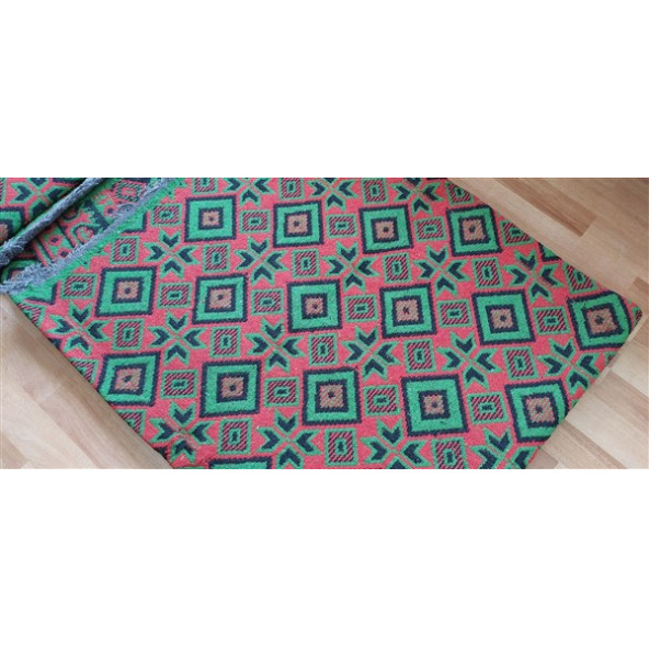 Algelsineve Makine Dokuması Baklava Desen 3 Mekik Kilim - 3