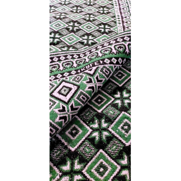 Algelsineve Makine Dokuması Baklava Desen 3 Mekik Kilim - 8