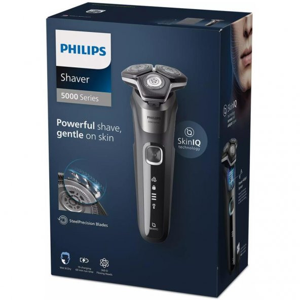 Philips S5887/10 Shaver 5000 Serisi Islak Kuru Traş Makinesi - 7