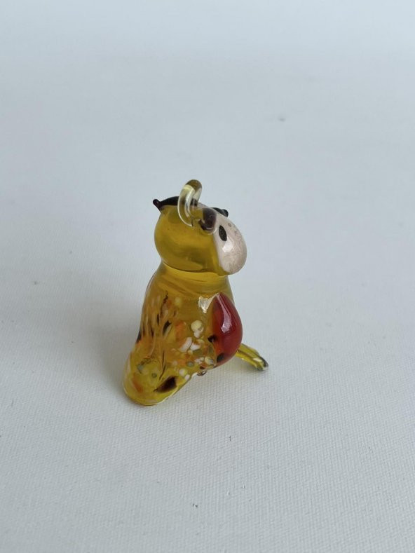 El Yapımı Murano Cam Baykuş Biblo A31-01 - Resim 4