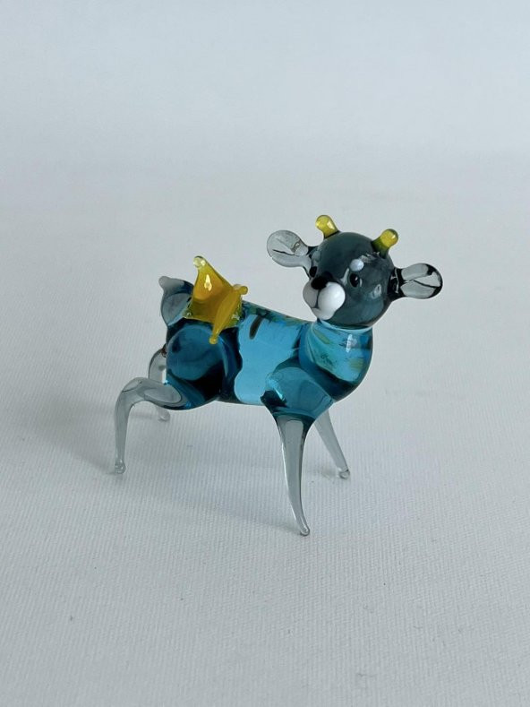 El Yapımı Murano Cam Kuzu Biblo A32-03 - Resim 2