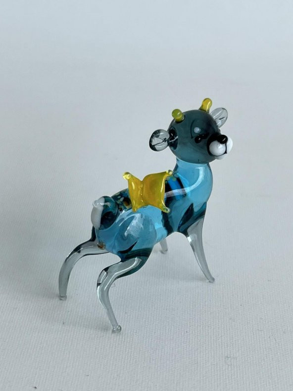 El Yapımı Murano Cam Kuzu Biblo A32-03 - Resim 3