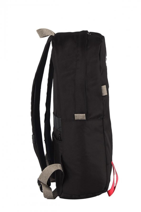 Elatae Unisex Çok Gözlü Günlük Seyahat Okul Sırt Çantası Siyah 2102 - Resim 3