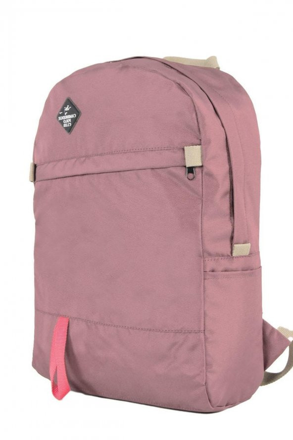 Elatae Unisex Çok Gözlü Günlük Seyahat Okul Sırt Çantası Pembe 2102 - Resim 2