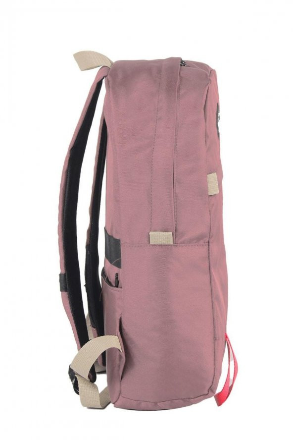 Elatae Unisex Çok Gözlü Günlük Seyahat Okul Sırt Çantası Pembe 2102 - Resim 3