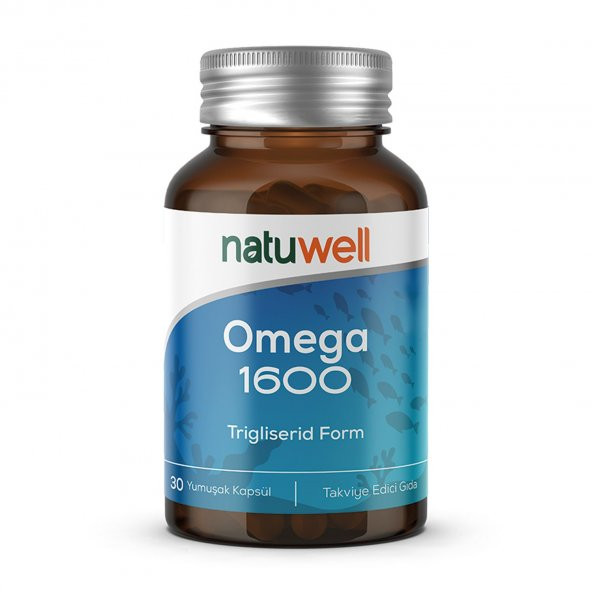 Natuwell Omega 1600 30 Yumuşak Kapsül
