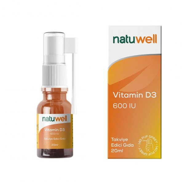 Natuwell D3 600 IU Damla 20 ml