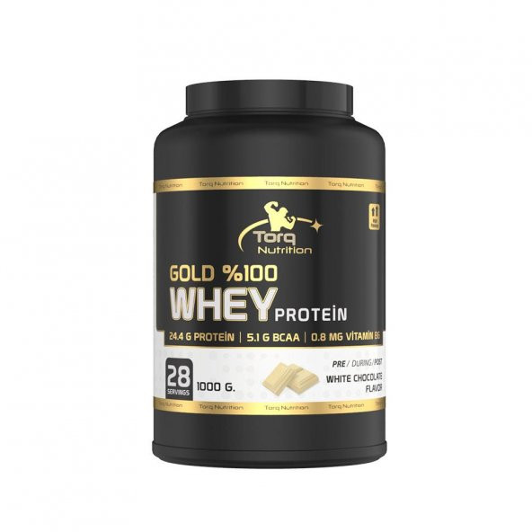 Torq Nutrition Gold Whey Protein Beyaz Çikolata Aromalı 1000 gr