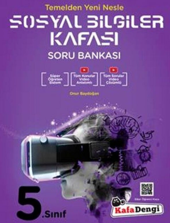 5. Sınıf Sosyal Bilgiler Kafası Tümü Video Çözümlü Soru Bankası Kafa Dengi Yayınları