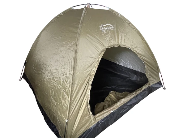 Captain 3 Kişilik Kamp Çadırı 7301 Sineklikli ve Çubuklu Kolay Kurulan 200X200X150cm - Resim 2