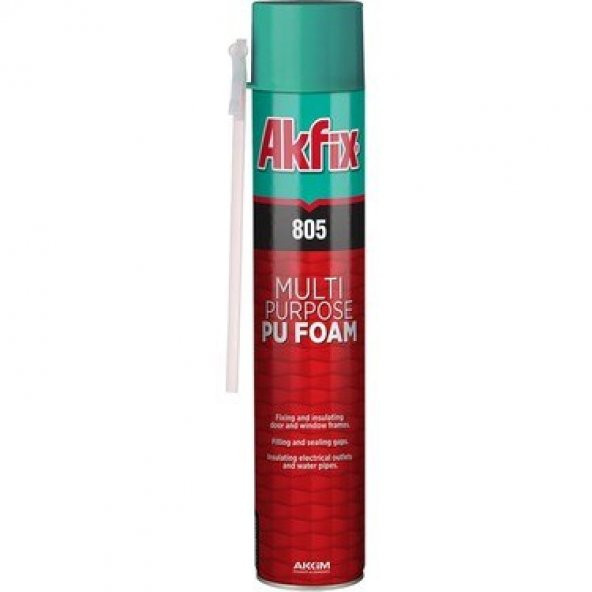 Akfix 805 Poliüretan Köpük Pipetli 750 ml