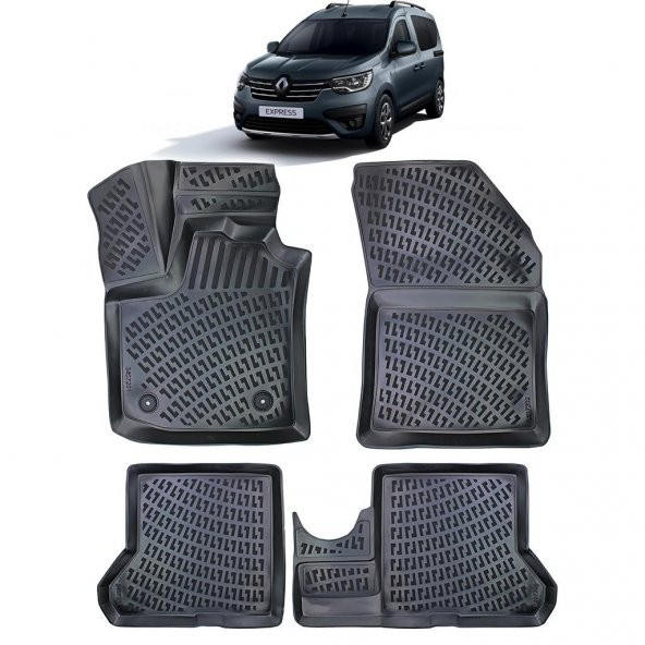 Bod Renault Express 3D Havuzlu Paspas ürün görseli