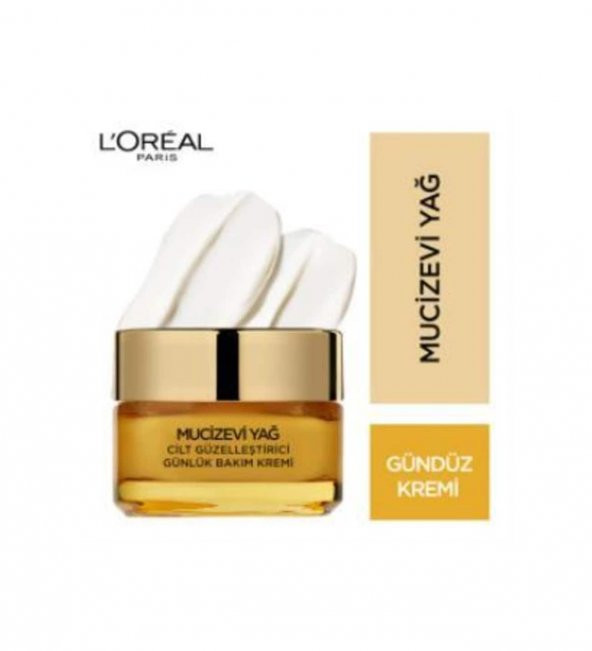 LOREAL MUCİZEVİ YAĞ CİLT GÜZELLEŞTİRİCİ KREM 50ML-GÜNDÜZ