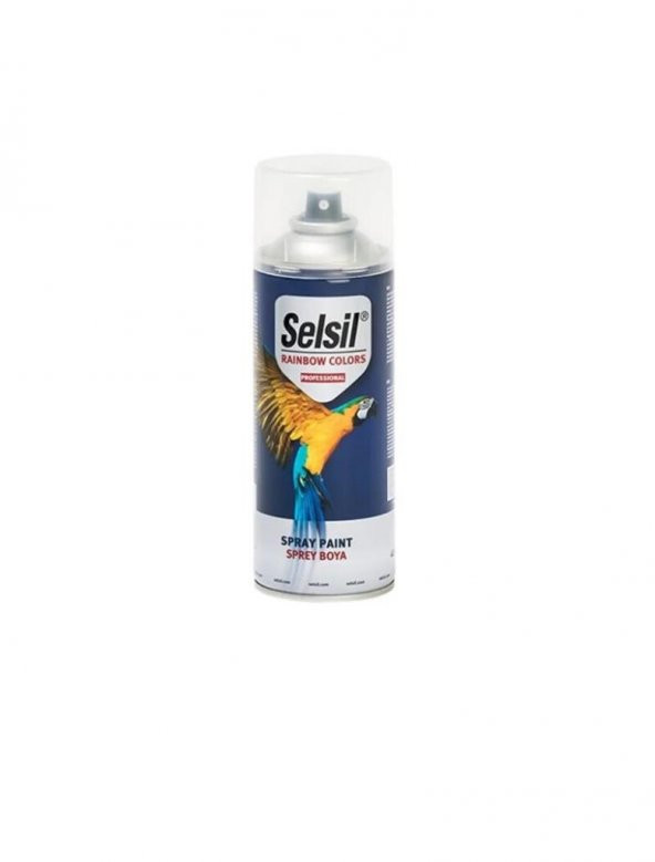 Selsil Sprey Boya Rainbow Siyah Parlak 400 ml