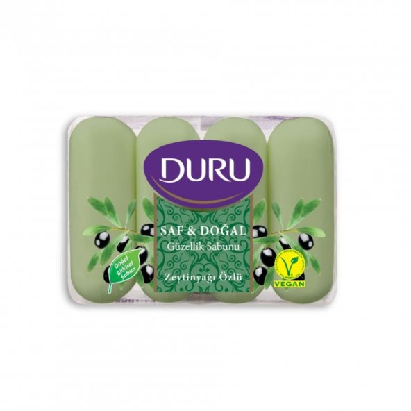 Duru Saf & Doğal 4lü 70 gr Zeytinyağı Özlü Sabun