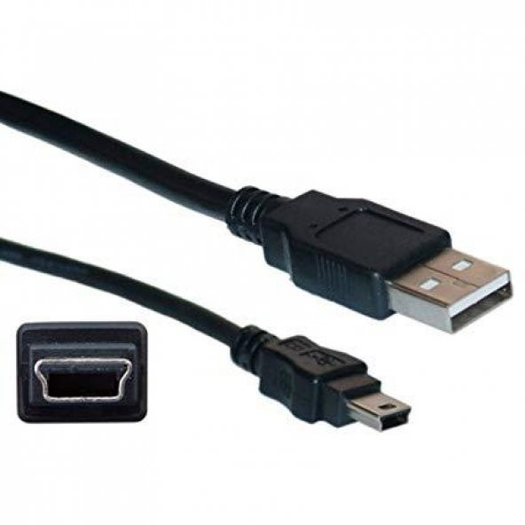 Mini USB Kaliteli Kablo 1.8 Metre Filtreli