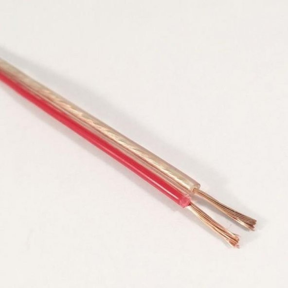 Emek 2x0.75 mm Hoparlör Kablosu Şeffaf