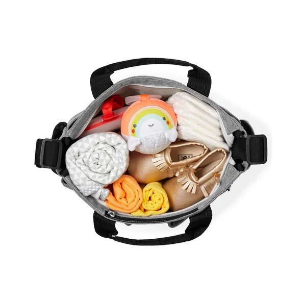 Skip Hop Duo Orjinal Çanta Gri Melanj - 3