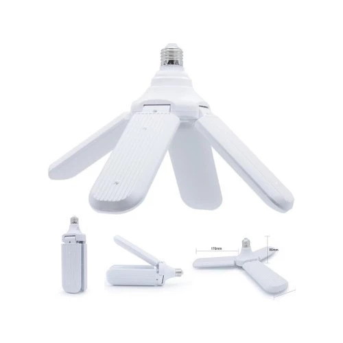 AKS 44 W Pervane Led Ampül 3 Kollu 45w Ayarlanabilir - 2