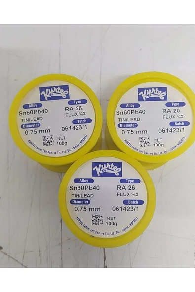 Kurtel Lehim Teli 100GR 0.75MM Kendinden Pastalı - Resim 2