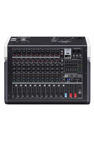 Pro-m812p 12 Kanallı 2x450 Watt 99 Efektli Anfili Mikser ürün görseli