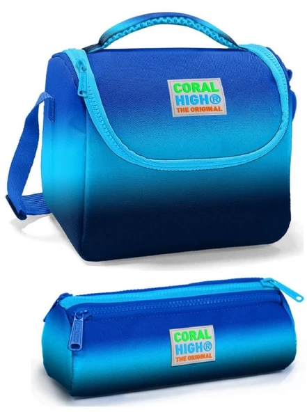 Coral High İlkokul Çantası Seti Lacivert Mavi Gradyan - Erkek Çocuk - Resim 4