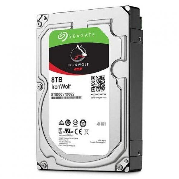 Seagate 8TB 3.5" 7200Rpm 256MB IronWolf Nas (ST8000VN004)