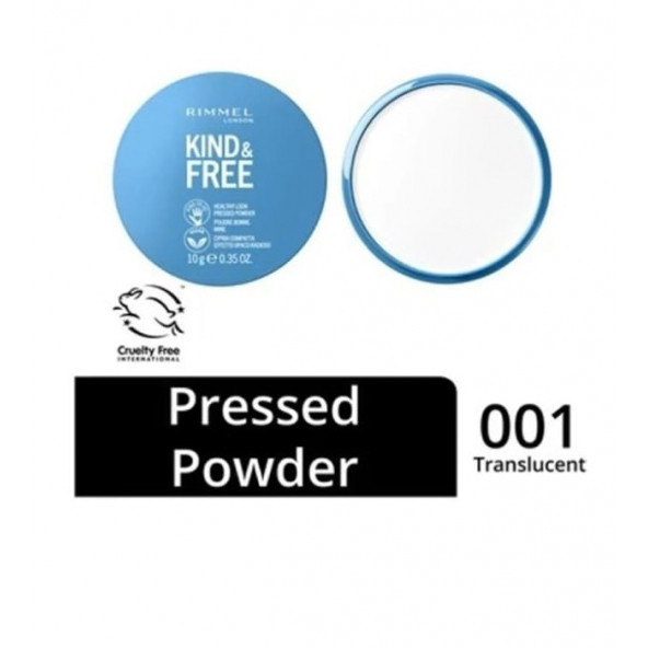 Rimmel London Kind Free Powder 001 Translucent