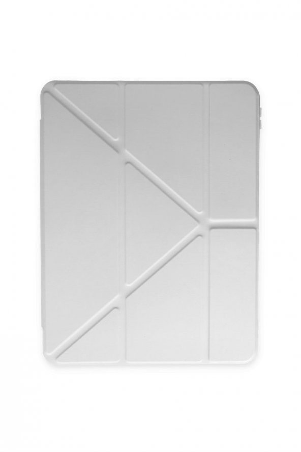 Peeq iPad Pro 12.9 2018 Kılıf Kalemlikli Tri Folding Smart Katlanabilir Standlı 360 Tam Koruma Kılıf - 3
