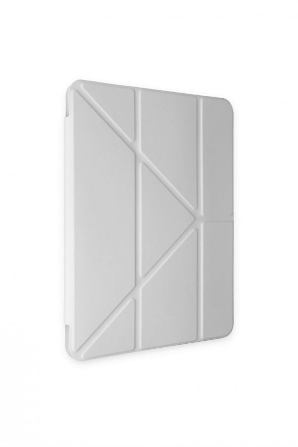 Peeq iPad Pro 12.9 2018 Kılıf Kalemlikli Tri Folding Smart Katlanabilir Standlı 360 Tam Koruma Kılıf - 4