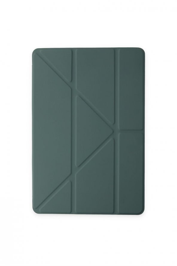 Peeq iPad Pro 11 2021 Kılıf Kalemlikli Tri Folding Smart Katlanabilir Standlı 360 Tam Koruma Kılıf - 3