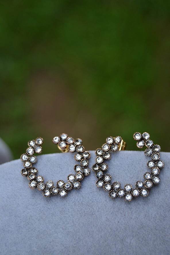 STONEAGE Bayan Zirkon Taşlı Küpe - Resim 2