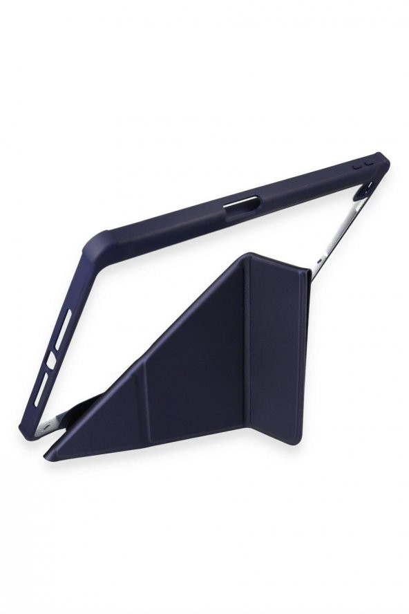 Peeq iPad Pro 10.5 Kılıf Kalemlikli Tri Folding Smart Katlanabilir Standlı 360 Tam Koruma Kılıf - 5