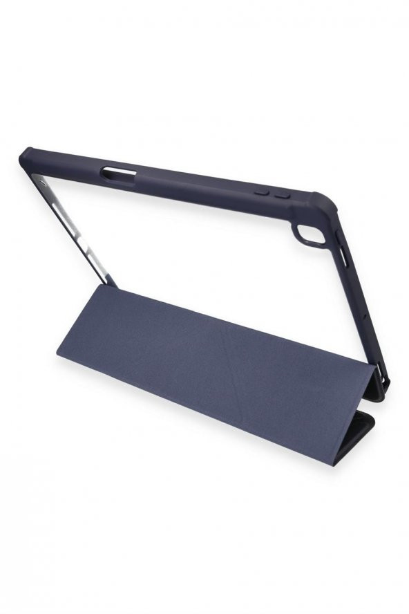 Peeq iPad Pro 10.5 Kılıf Kalemlikli Tri Folding Smart Katlanabilir Standlı 360 Tam Koruma Kılıf - 7