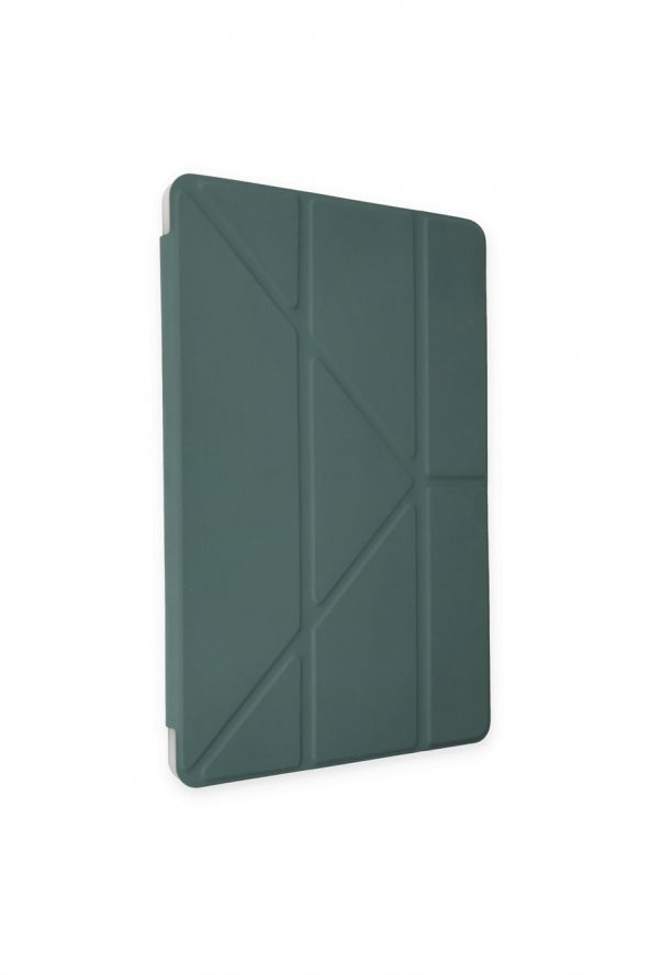 Peeq iPad Pro 12.9 2020 Kılıf Kalemlikli Tri Folding Smart Katlanabilir Standlı 360 Tam Koruma Kılıf - 4